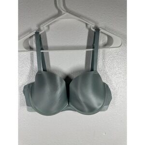 Le Mystere Bra Womens 38D Green T-Shirt Underwire Padded Adjustable Straps